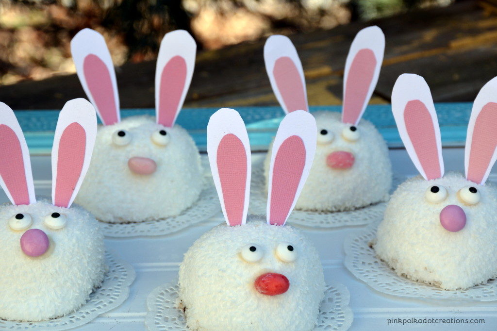 snowball Easter bunnies