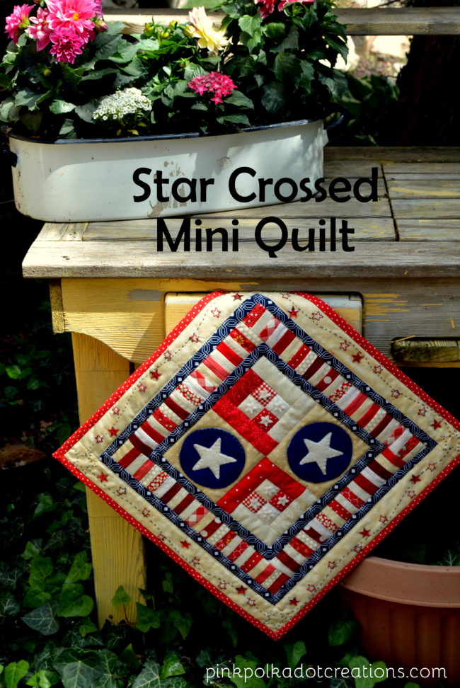 star crossed mini quilt