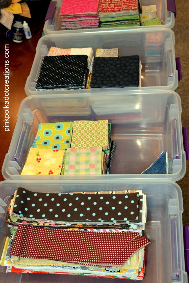 sewing room organization