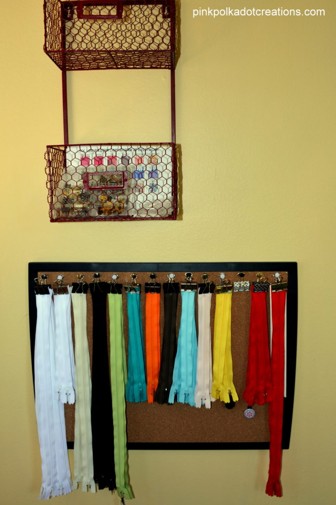 sewing room organization