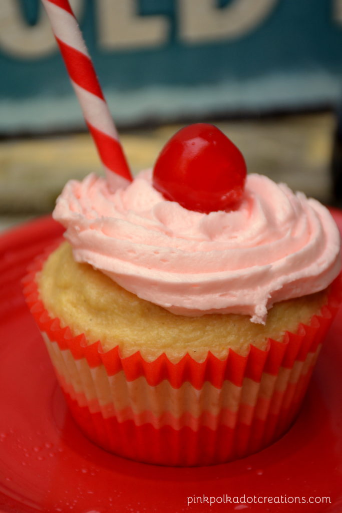 cherry cola cupcakes