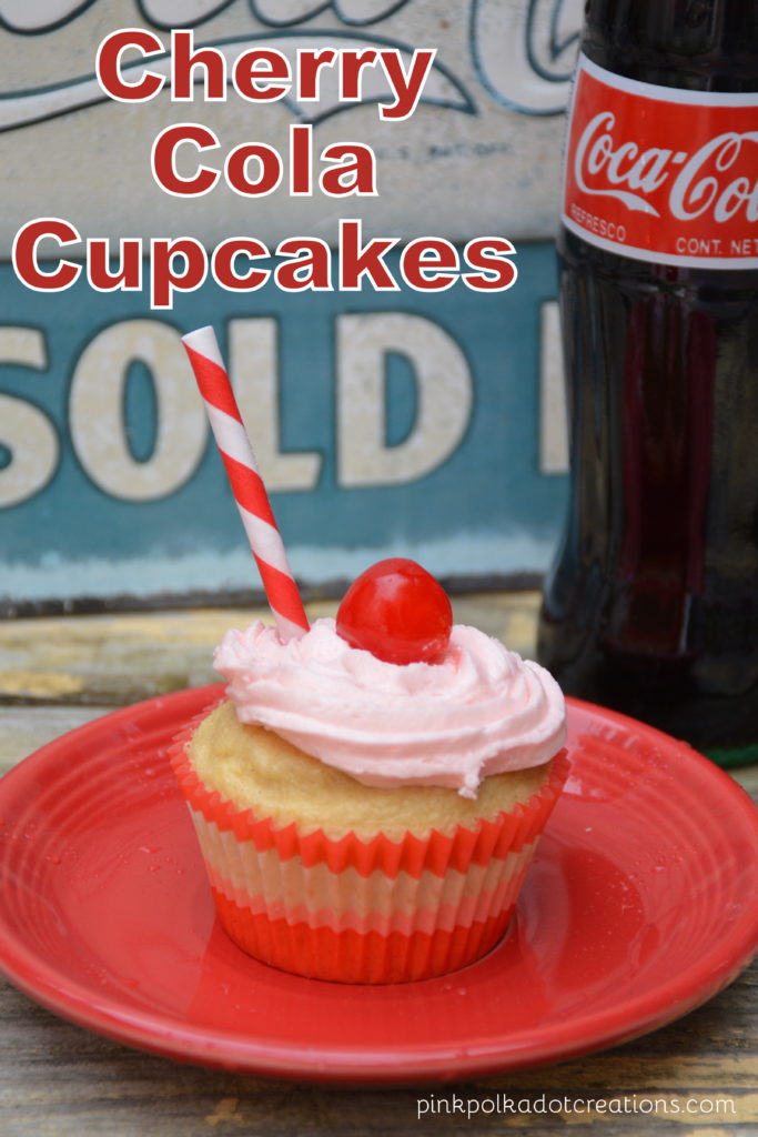 cherry cola cupcakes