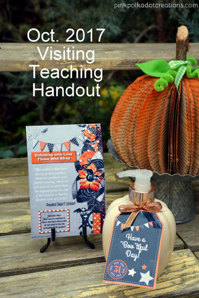 Oct. 2017 visiting teaching handout