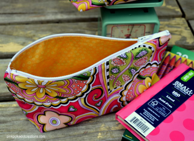 Easy to Sew Zippered Pouches! - Pink Polka Dot Creations