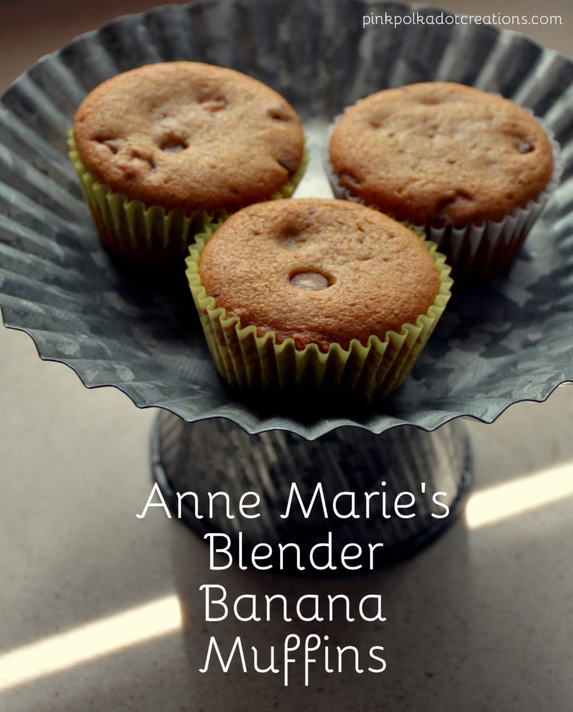 blender banana muffins