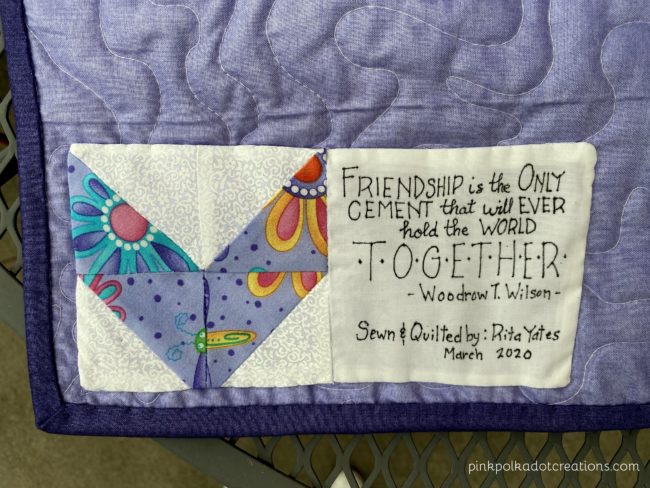 How to Make a Quilt Label Using Terial Magic and Your Silhouette - Caught  by Design