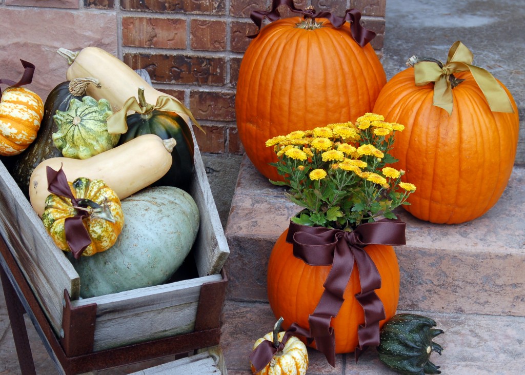 Pumpkin planter aka 